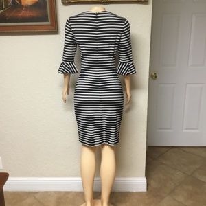 Striped banana republic dress